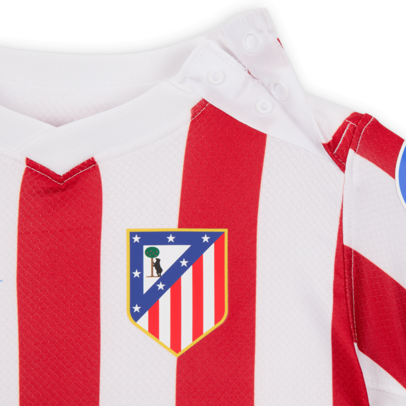 A2B image: atletico-de-madrid-nike-home-stadium-mini-kit-2025-26-infants Atlético de Madrid Nike Home Stadium Mini Kit 2025-26 - Infants
