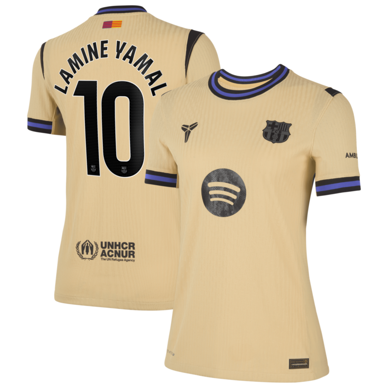 Barcelona Nike Dri-Fit ADV Away Match Shirt 2025-26 - Womens with Lamine Yamal 10 printing