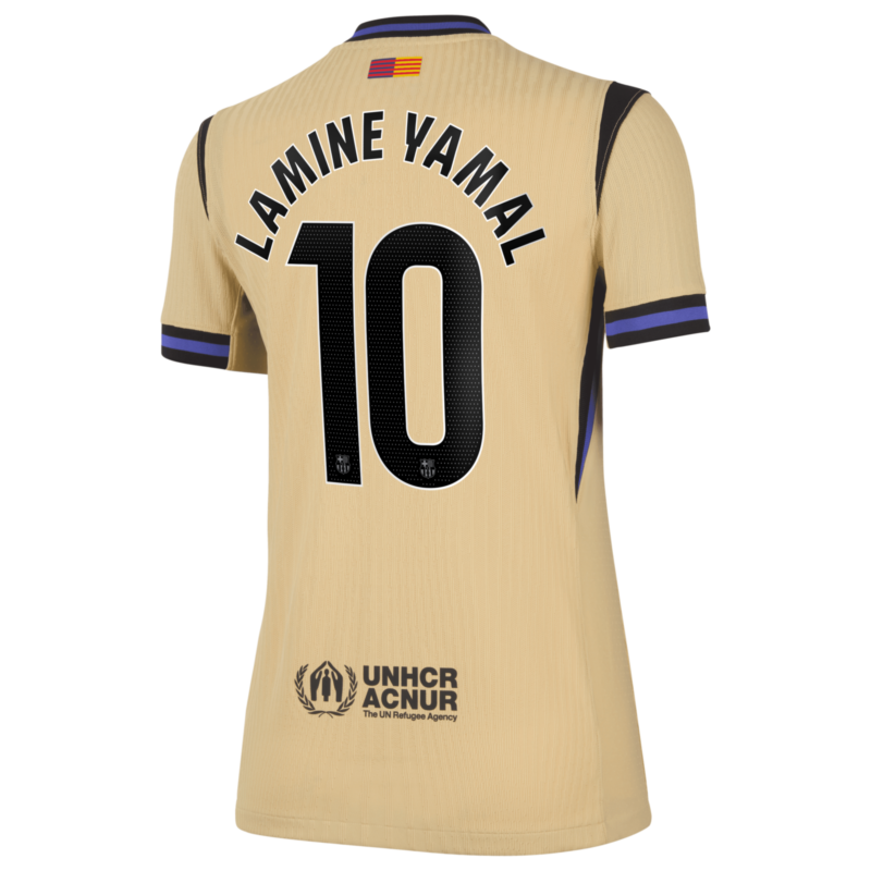 Barcelona Nike Dri-Fit ADV Away Match Shirt 2025-26 - Womens with Lamine Yamal 10 printing