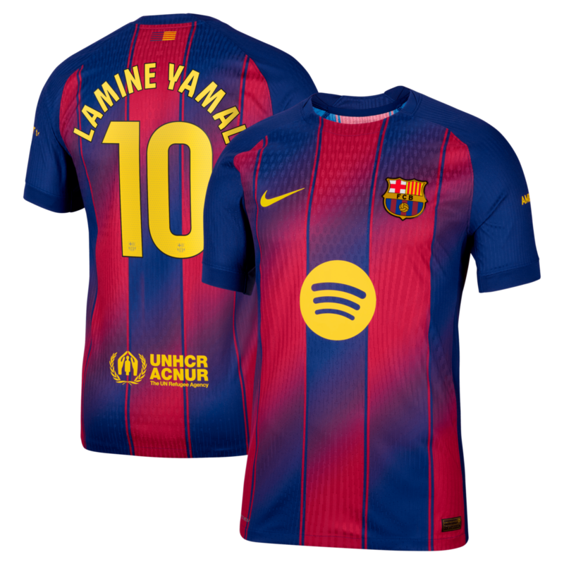 A2B image: barcelona-nike-home-dri-fit-adv-match-shirt-2025-26-with-lamine-yamal-10-printing Barcelona Nike Home Dri-Fit ADV Match Shirt 2025-26 with Lamine Yamal 10 printing