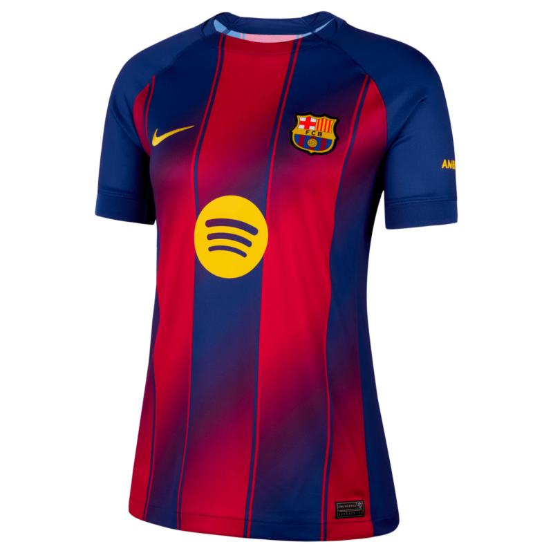 A2B image: barcelona-nike-home-stadium-shirt-2025-26-womens-with-lamine-yamal-10-printing Barcelona Nike Home Stadium Shirt 2025-26 - Womens with Lamine Yamal 10 printing