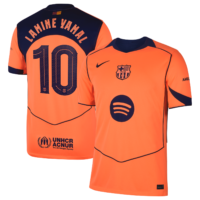 Barcelona Nike Third Stadium Shirt 2025-26 with Lamine Yamal 10 Cup printing