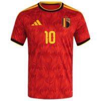 Belgium adidas Home Shirt 2026 with Lukaku 10 printing