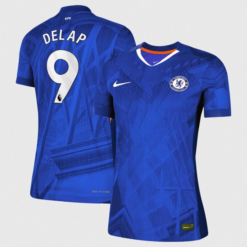 Chelsea Nike Dri-FIT ADV Home Match Shirt 2025-26 - Womens with Delap 9 printing