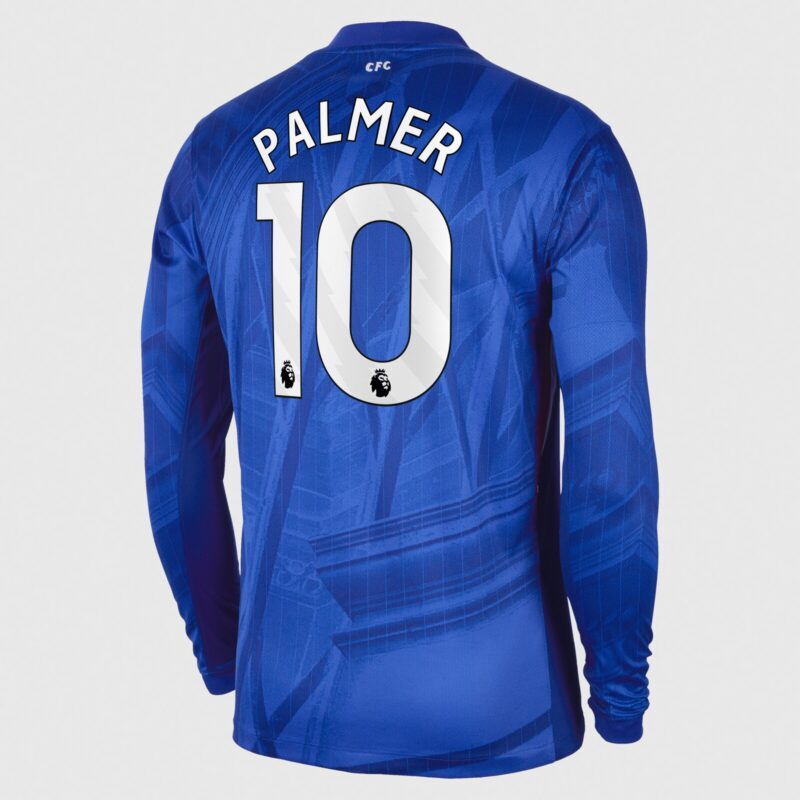 A2B image: chelsea-nike-home-stadium-long-sleeve-shirt-2025-26-with-palmer-10-printing Chelsea Nike Home Stadium Long Sleeve Shirt 2025-26 with Palmer 10 printing