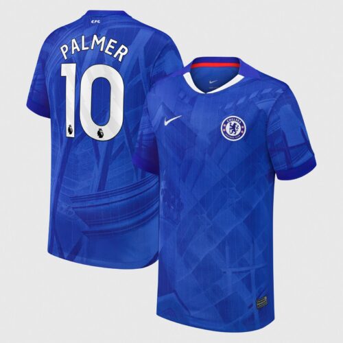 Chelsea Nike Home Stadium Shirt 2025-26 - Kids with Palmer 10 printing