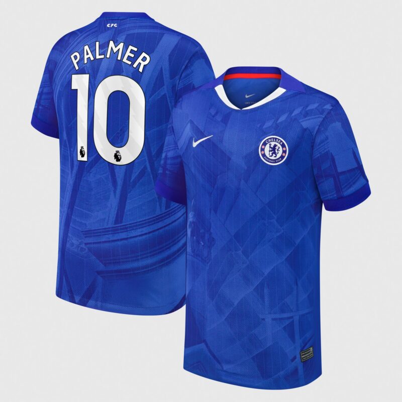 A2B image: chelsea-nike-home-stadium-shirt-2025-26-kids-with-palmer-10-printing Chelsea Nike Home Stadium Shirt 2025-26 - Kids with Palmer 10 printing