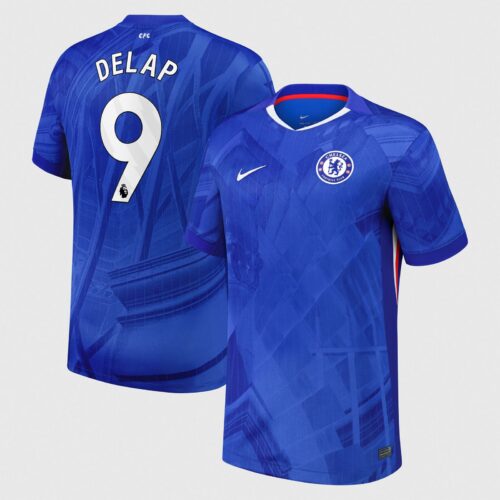 A2B image: chelsea-nike-home-stadium-shirt-2025-26-with-delap-9-printing Chelsea Nike Home Stadium Shirt 2025-26 with Delap 9 printing