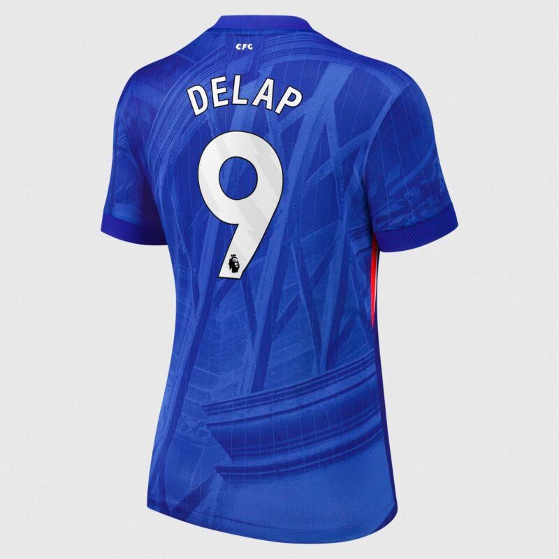 A2B image: chelsea-nike-home-stadium-shirt-2025-26-womens-with-delap-9-printing Chelsea Nike Home Stadium Shirt 2025-26 - Womens with Delap 9 printing