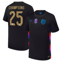 A2B image: england-lionesses-nike-away-stadium-shirt-2025-kids-with-champions-25-printing England Lionesses Nike Away Stadium Shirt 2025 - Kids with Champions 25 printing