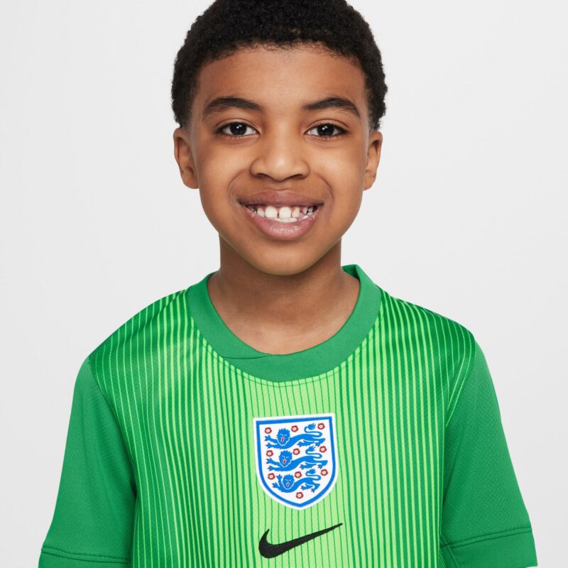 England Lionesses Nike Goalkeeper Stadium Shirt 2025 - Kids