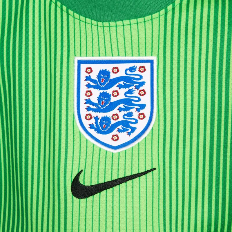 England Lionesses Nike Goalkeeper Stadium Shirt 2025 - Kids