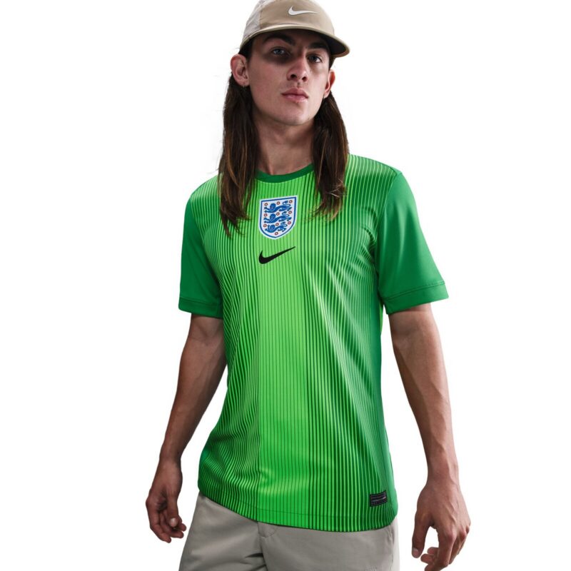 England Lionesses Nike Goalkeeper Stadium Shirt 2025