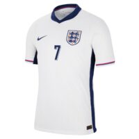 England Nike Dri Fit Adv Home Match Shirt 2025 with Saka 7 printing