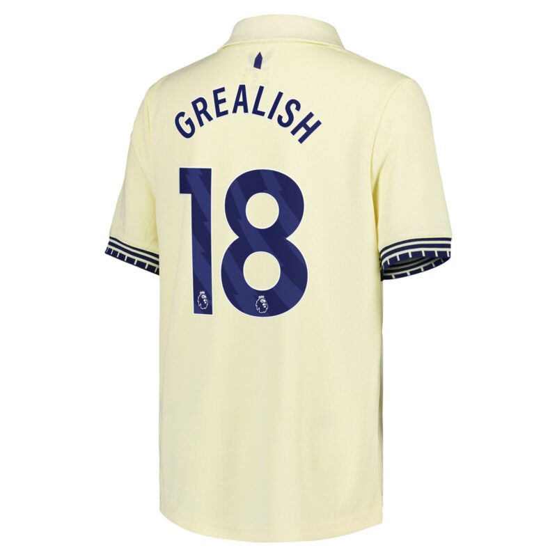 Everton Castore Away Shirt 2025-26 - Kids with Grealish 18 printing