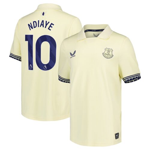 A2B image: everton-castore-away-shirt-2025-26-kids-with-ndiaye-10-printing Everton Castore Away Shirt 2025-26 - Kids with Ndiaye 10 printing