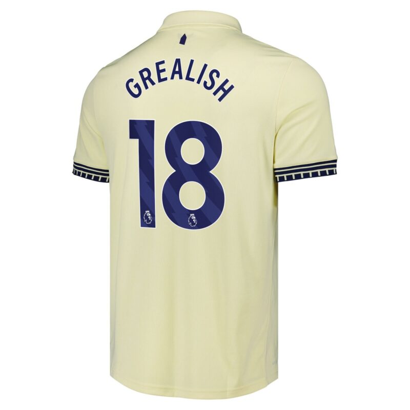 Everton Castore Away Shirt 2025-26 - Unsponsored with Grealish 18 printing