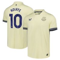 Everton Castore Away Shirt 2025-26 - Unsponsored with Ndiaye 10 printing