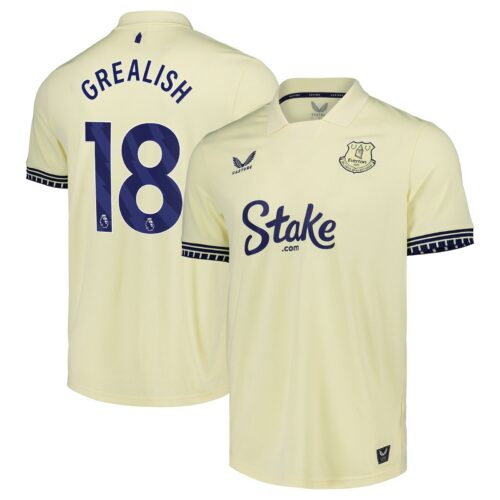 A2B image: everton-castore-away-shirt-2025-26-with-grealish-18-printing Everton Castore Away Shirt 2025-26 with Grealish 18 printing