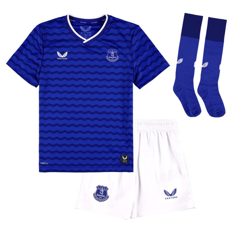 A2B image: everton-castore-home-infant-kit-2025-26-with-grealish-18-printing Everton Castore Home Infant Kit 2025-26 with Grealish 18 printing