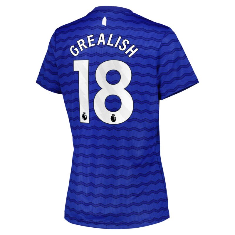 Everton Castore Home Replica Shirt 2025-26 - Womens with Grealish 18 printing