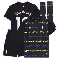 Everton Castore Third Infant Kit 2025-26 with Grealish 18 printing