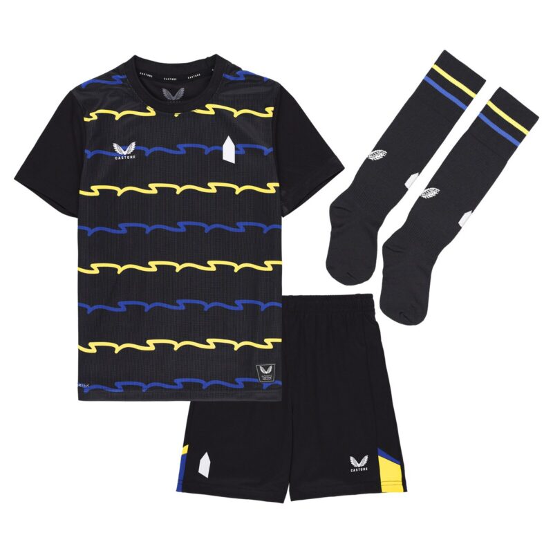 Everton Castore Third Infant Kit 2025-26 with Grealish 18 printing