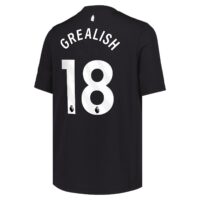 Everton Castore Third Replica Shirt 2025-26 - Kids with Grealish 18 printing