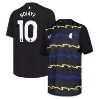Everton Castore Third Replica Shirt 2025-26 - Kids with Ndiaye 10 printing