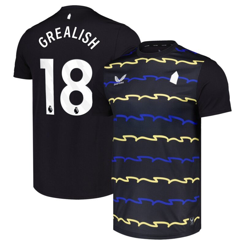 Everton Castore Third Replica Shirt 2025-26 - Unsponsored with Grealish 18 printing