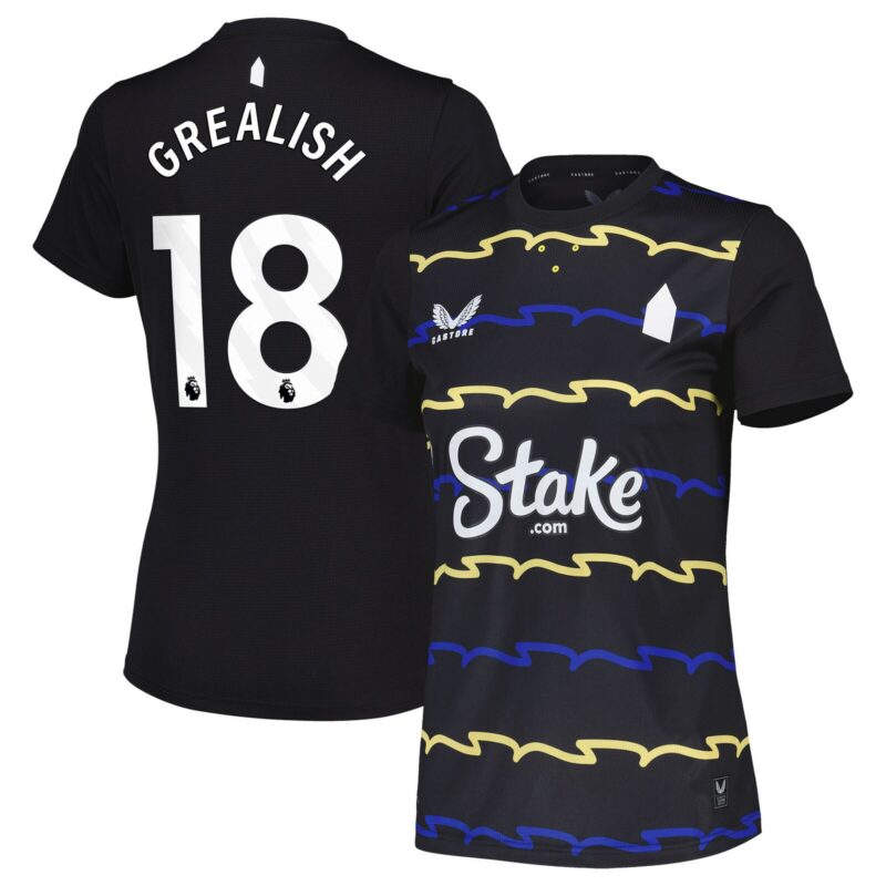 Everton Castore Third Replica Shirt 2025-26 - Womens with Grealish 18 printing