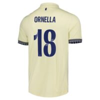 Everton Castore WSL Away Pro Shirt 2025-26 with Ornella 18 printing