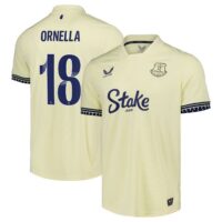 Everton Castore WSL Away Shirt 2025-26 with Ornella 18 printing