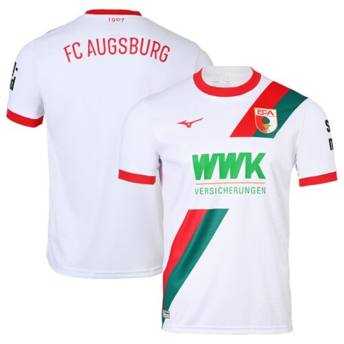 A2B image: fc-augsburg-mizuno-home-shirt-25-26 FC Augsburg Mizuno Home Shirt 25-26