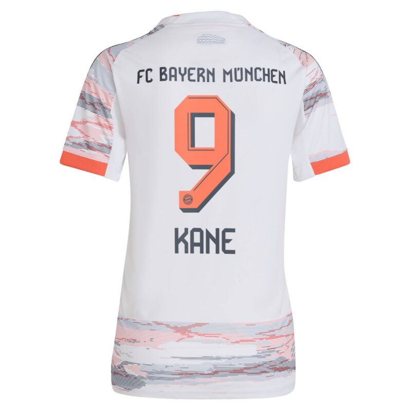 A2B image: fc-bayern-adidas-away-shirt-2025-26-womens-with-kane-9-printing FC Bayern adidas Away Shirt 2025-26 - Womens with Kane 9 printing