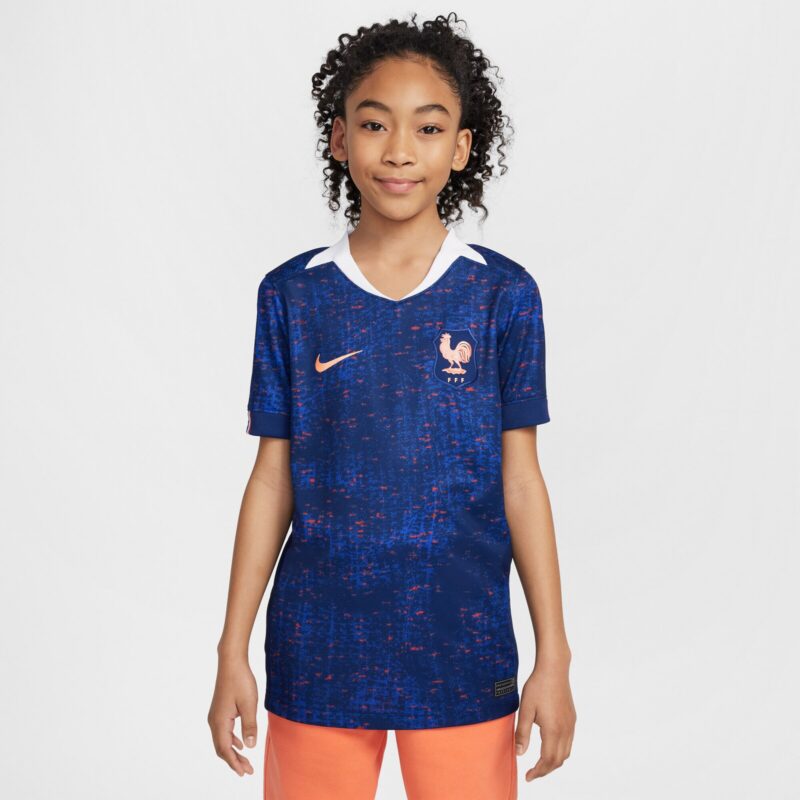 A2B image: france-nike-home-stadium-shirt-2025-kids France Nike Home Stadium Shirt 2025 - Kids