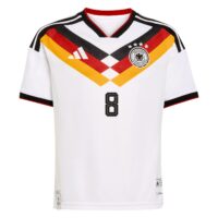 A2B image: germany-national-team-adidas-home-authentic-shirt-2026-kids-with-goretzka-8-printing Germany National Team adidas Home Authentic Shirt 2026 - Kids with Goretzka 8 printing