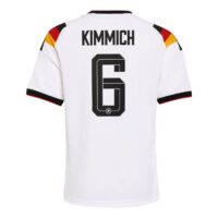A2B image: germany-national-team-adidas-home-authentic-shirt-2026-kids-with-kimmich-6-printing Germany National Team adidas Home Authentic Shirt 2026 - Kids with Kimmich 6 printing