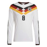 A2B image: germany-national-team-adidas-home-authentic-shirt-2026-long-sleeve-with-goretzka-8-printing Germany National Team adidas Home Authentic Shirt 2026 - Long Sleeve with Goretzka 8 printing
