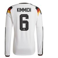 Germany National Team adidas Home Authentic Shirt 2026 - Long Sleeve with Kimmich 6 printing