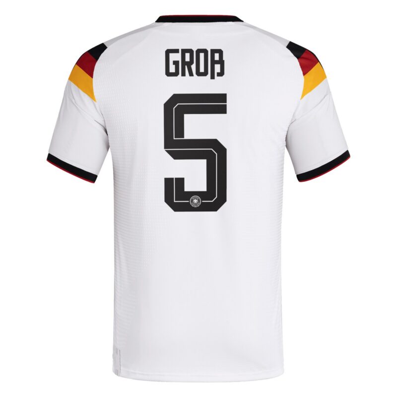 Germany National Team adidas Home Authentic Shirt 2026 with Groß 5 printing