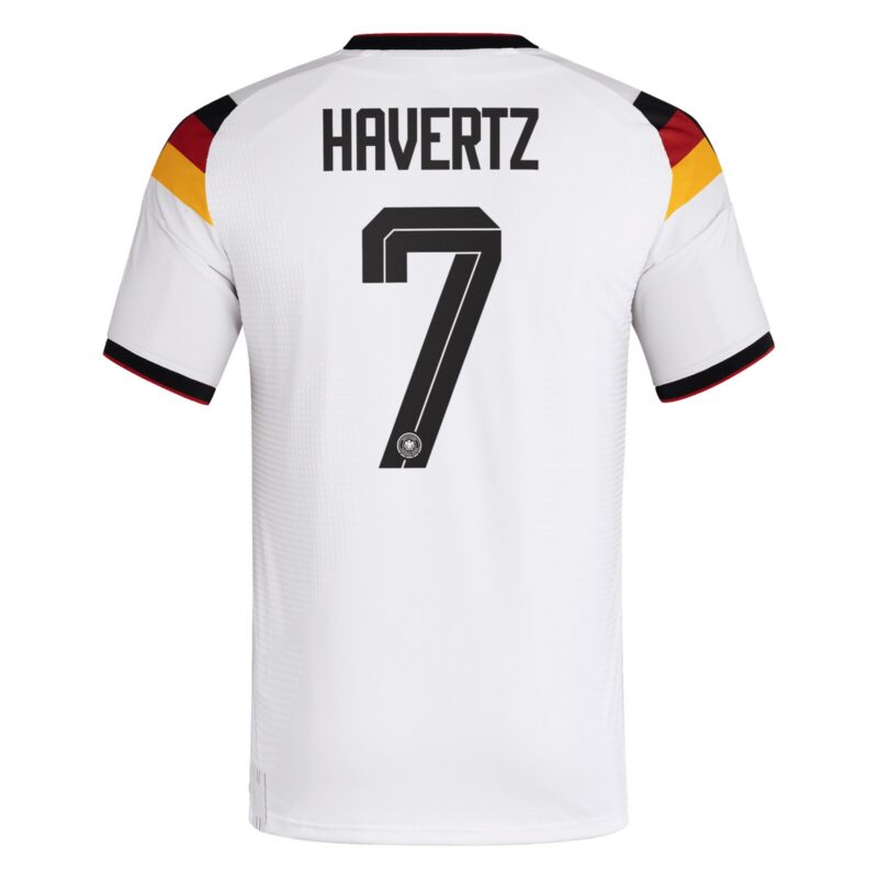 Germany National Team adidas Home Authentic Shirt 2026 with Havertz 7 printing