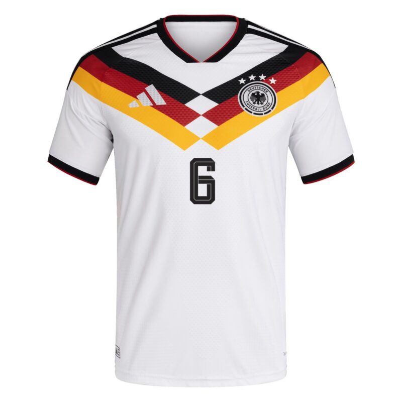 Germany National Team adidas Home Authentic Shirt 2026 with Kimmich 6 printing