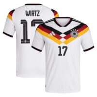 Germany National Team adidas Home Authentic Shirt 2026 with Wirtz 17 printing
