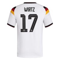 Germany National Team adidas Home Authentic Shirt 2026 with Wirtz 17 printing