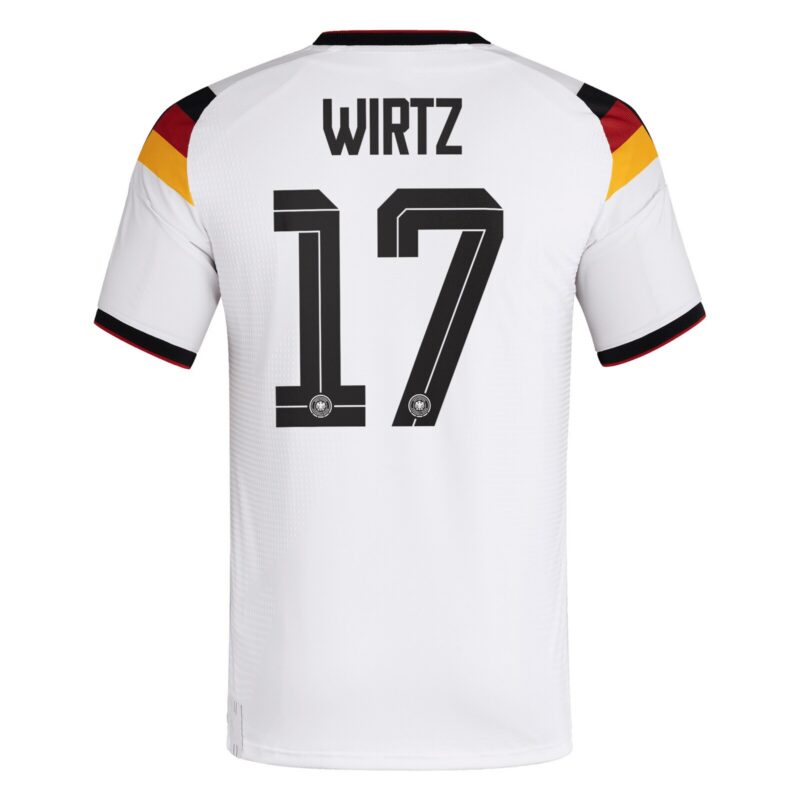 Germany National Team adidas Home Authentic Shirt 2026 with Wirtz 17 printing