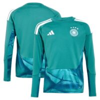 A2B image: germany-national-team-adidas-home-goalkeeper-shirt-2026-long-sleeve-kids Germany National Team adidas Home Goalkeeper Shirt 2026 - Long Sleeve - Kids