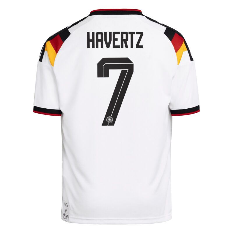 Germany National Team adidas Home Shirt 2026 - Kids with Havertz 7 printing