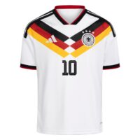 Germany National Team adidas Home Shirt 2026 - Kids with Kimmich 6 printing