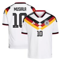 Germany National Team adidas Home Shirt 2026 - Kids with Musiala 10 printing